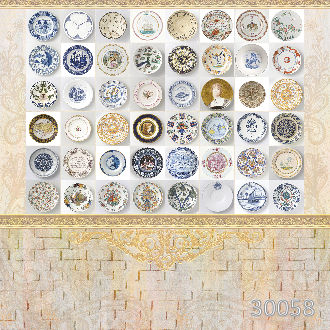 Тарелки на стене