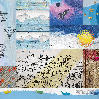 Пэчворк с фантастическим миром