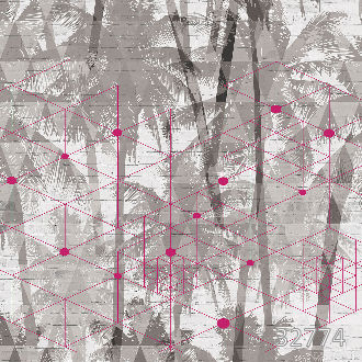 Jungle geometry pink