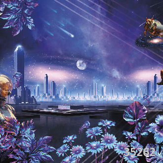 Ночь в космосе